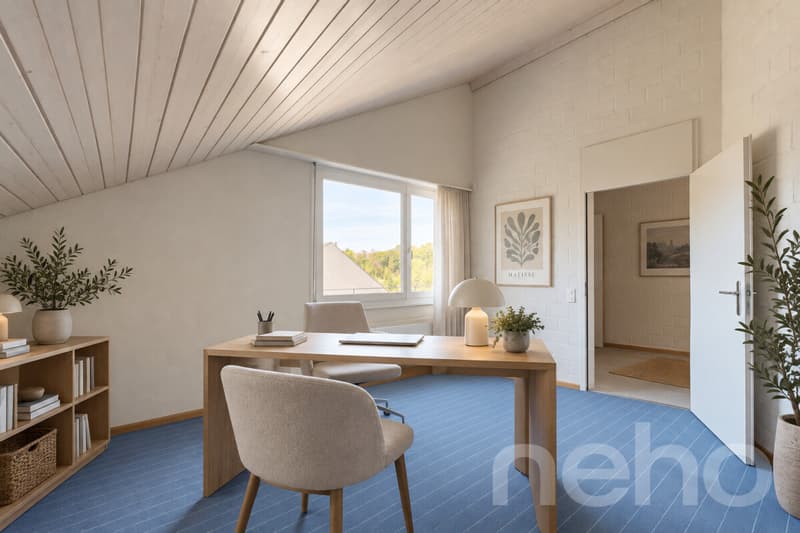 Zimmer / Büro im Obergeschoss