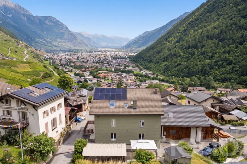 Martigny-Combe : Grande maison villageoise de 2 appartements avec vue (3)
