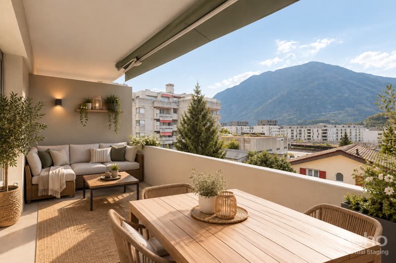 Spacieux 4,5 pièces au c?ur de Sierre avec trois balcons (1)
