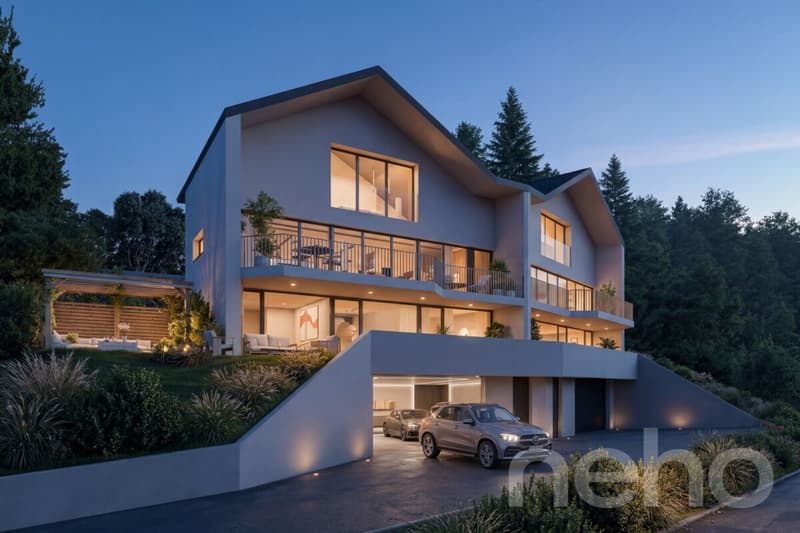 Villa de standing avec vue panoramique sur le lac - Permis en force (5)