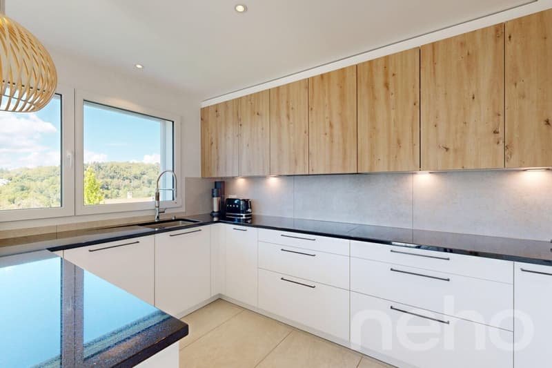 Duplex 4,5 pièces - jardin privatif et vue lac à Belmont-sur-Lausanne (5)