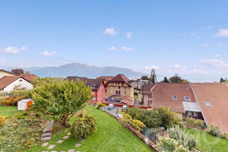 Duplex en attique avec vue lac panoramique à Blonay (10)