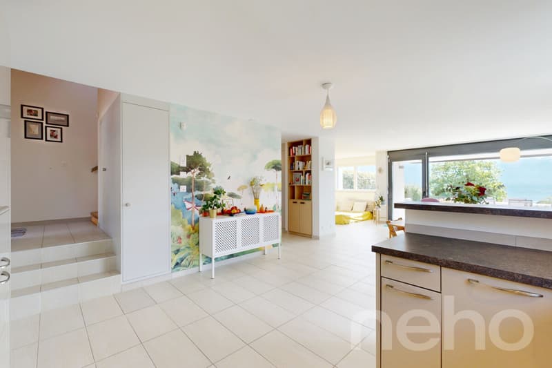 Maison contemporaine Minergie avec panorama d?exception sur le lac (10)