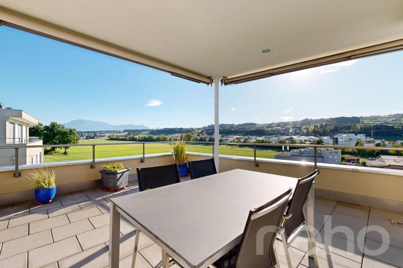 Traumhafte Attikawohnung mit Bergsicht und 58 m² Terrasse (1)