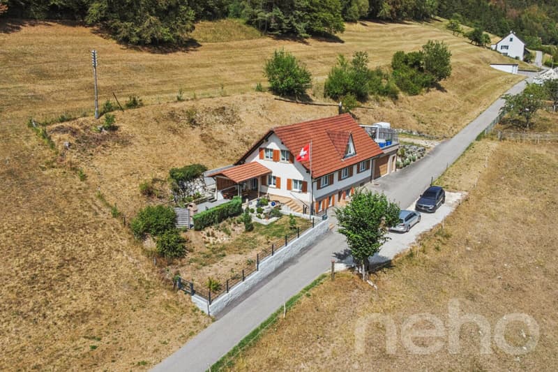 Einfamilienhaus mit viel Platz, Umschwung und freier Aussicht (8)