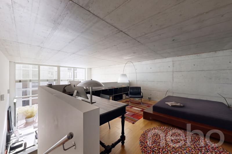 Loft en duplex de 100 m² dans l'ancienne usine Suchard à Serrières (9)