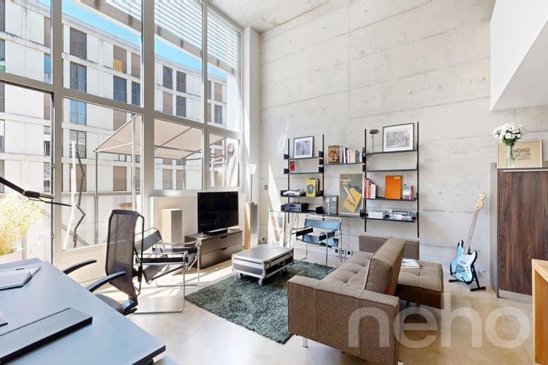 Loft en duplex de 100 m² dans l'ancienne usine Suchard à Serrières (7)