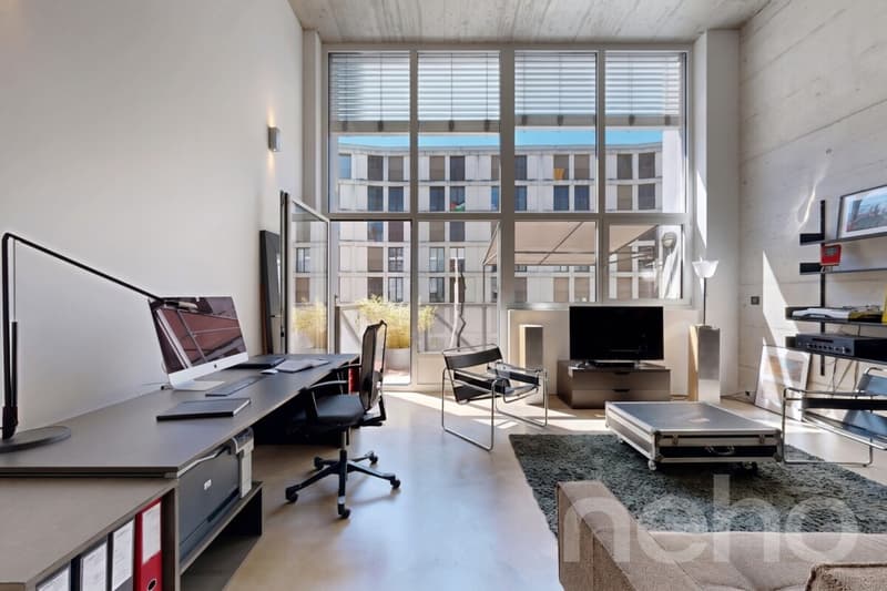 Loft en duplex de 100 m² dans l'ancienne usine Suchard à Serrières (3)