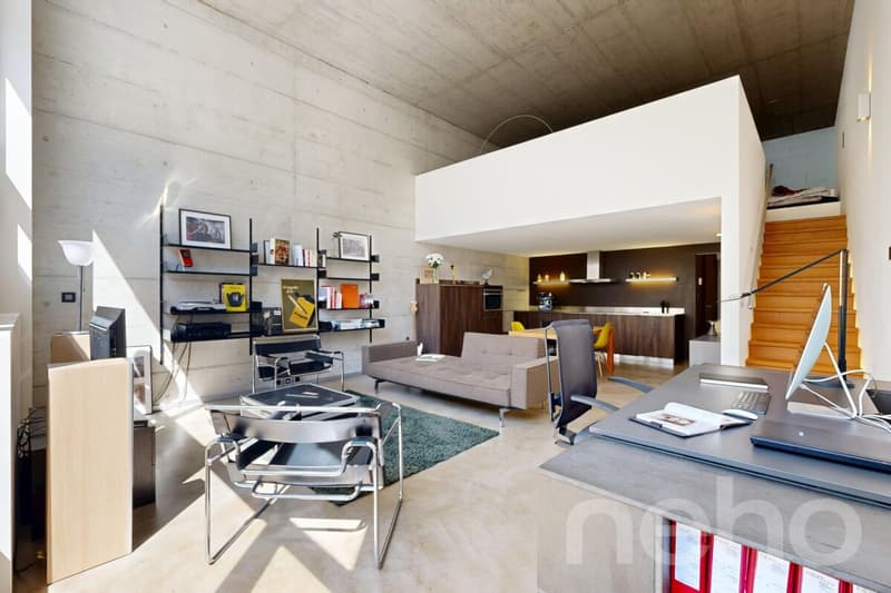 Loft en duplex de 100 m² dans l'ancienne usine Suchard à Serrières (2)