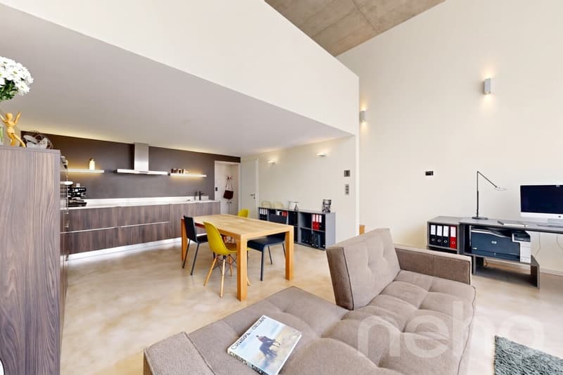 Loft en duplex de 100 m² dans l'ancienne usine Suchard à Serrières (4)