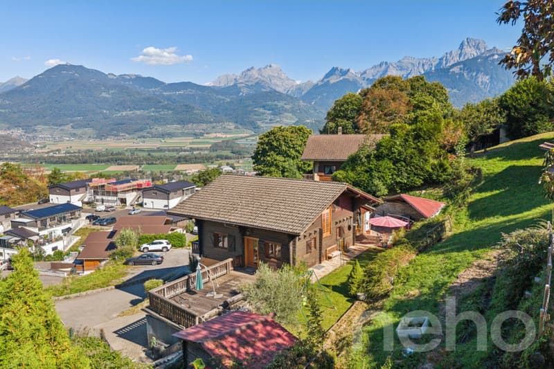Chalet 8.5 + studio et vue dégagé dans un quartier calme bien situé (11)