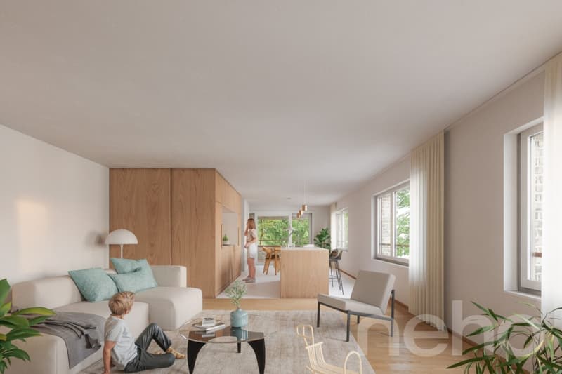 Grand appartement de 5,5 pièces: 150m² habitables avec loggia (4)