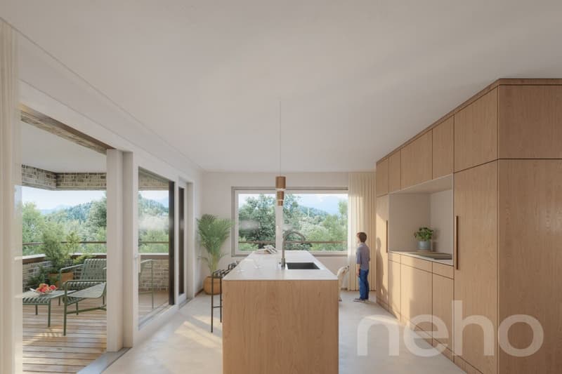 Grand appartement de 5,5 pièces: 150m² habitables avec loggia (3)