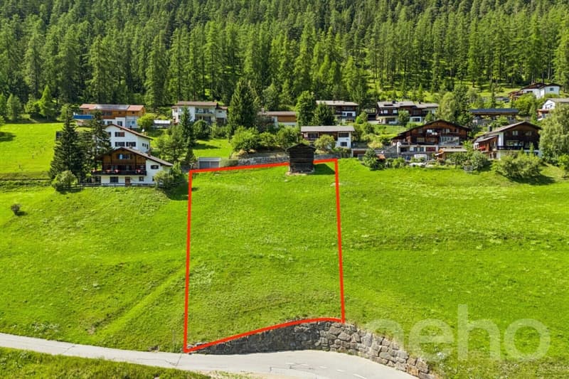 Grosszügiges Grundstück mit Baulandanteil in Davos Wiesen (4)
