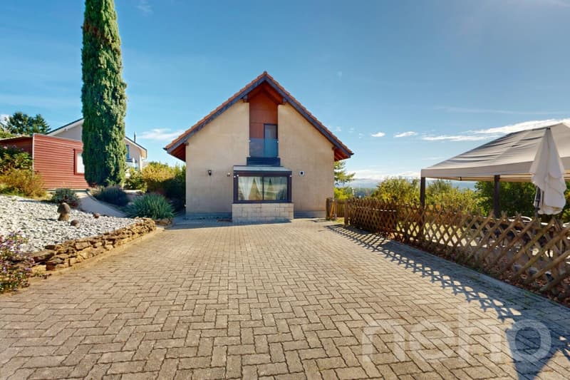 Maison individuelle avec grand jardin et vue dégagée proche d'Yverdon (1)