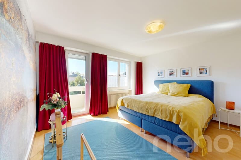 Sonnige 3.5-Zimmer-Wohnung mit Südbalkon in ruhiger Lage (5)