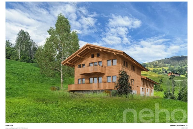 Wohnen unterm Giebel: 3.5-Zimmer, viel Holz und Eigerblick (1)