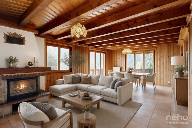 Chalet à Miex : calme absolu et vue panoramique sur les montagnes (1)