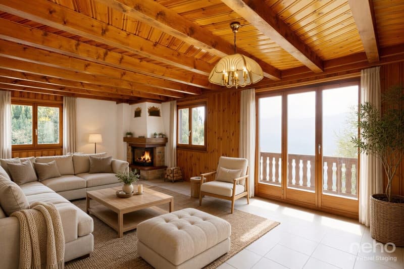 Chalet à Miex : calme absolu et vue panoramique sur les montagnes (2)