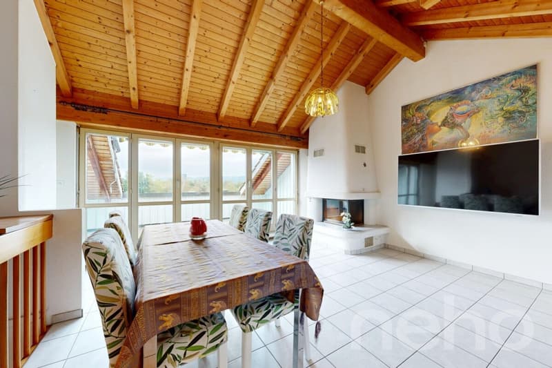 4-Zimmer-Duplexwohnung mit Terrasse und Cheminée (3)