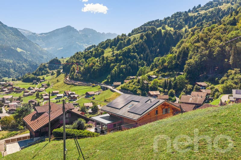Chalet d'architecte avec appartement indépendant ? vue sur les Dents (3)