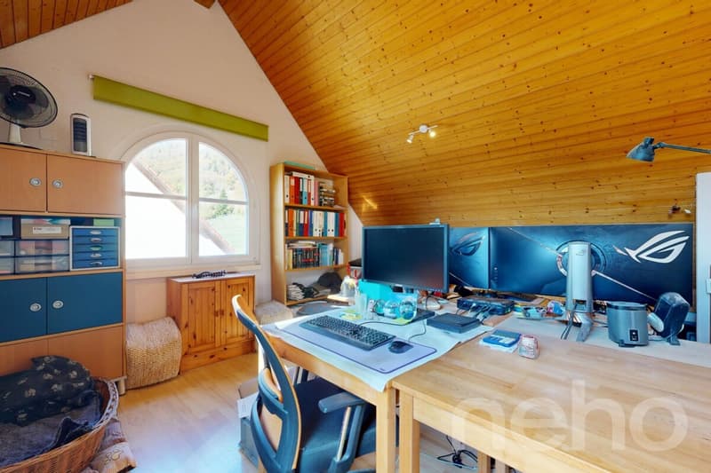 Sonniges 5.5-Zimmer-Doppeleinfamilienhaus im Grünen (4)