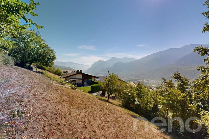 Superbe terrain constructible de 893 m² à Flanthey (Lens) (4)
