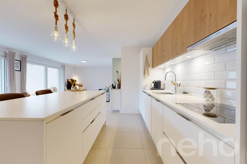 Appartement récent avec grande terrasse et jardin à Romanel (5)