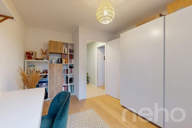 Appartement récent avec grande terrasse et jardin à Romanel (8)