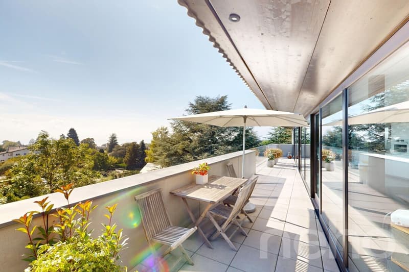 Magnifique appartement en attique au calme absolu à Chailly (9)