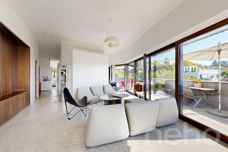 Magnifique appartement en attique au calme absolu à Chailly (3)