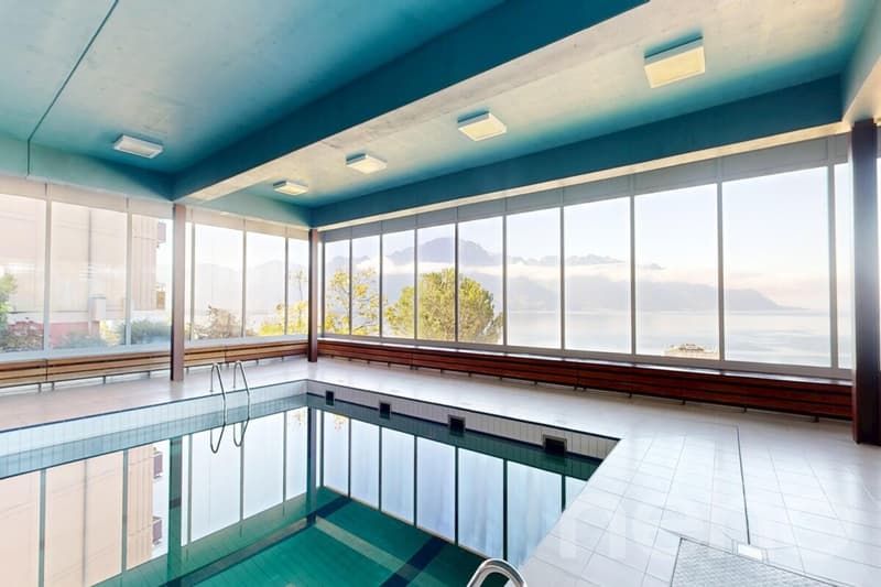 Appartement de grand standing avec vue Lac panoramique à Montreux (12)