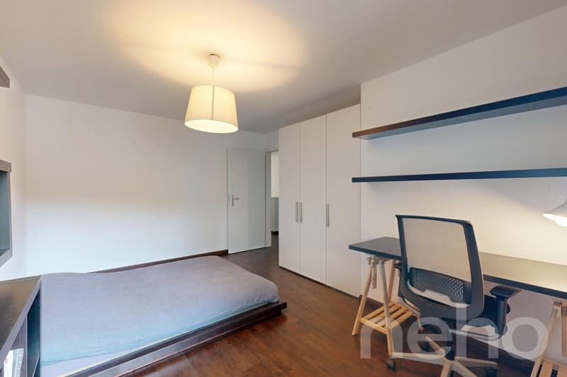 Superbe duplex contemporain : L'espace et le jardin d'une maison (9)
