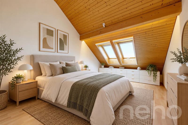 Lichtdurchflutete 3.5-Zimmer-Dachgeschosswohnung in Affoltern am Albis (8)