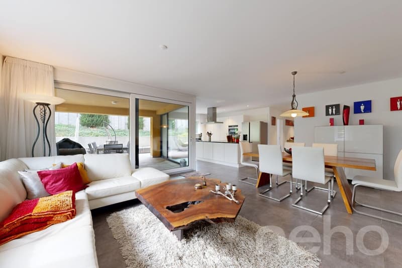 Moderne 3.5 Zimmerwohnung mit grosszügigem Gartenbereich in Menziken (1)
