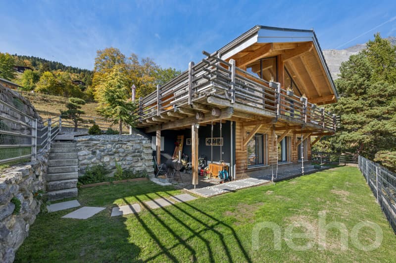 Superbe Chalet avec photovoltaïque 5.5 aux Mayens-de-Chamoson (1)