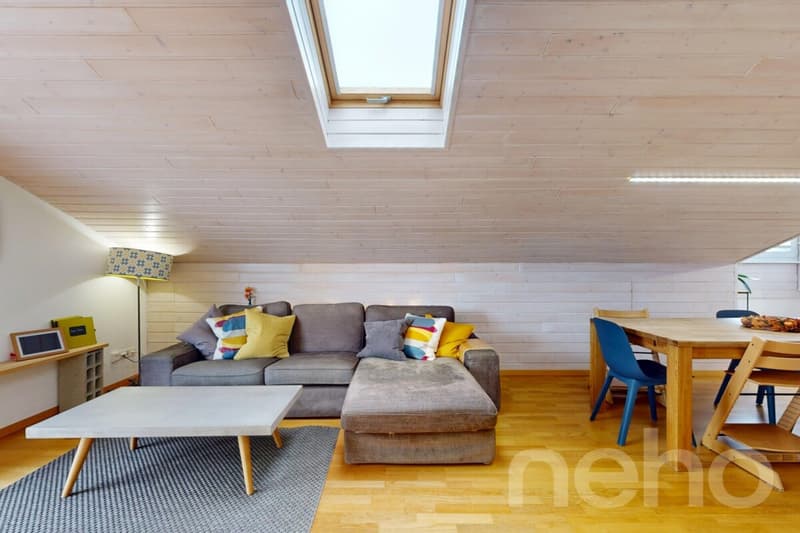 Duplex 5.5 pcs de 166 m² avec cheminée à La Chaux-de-Fonds (9)