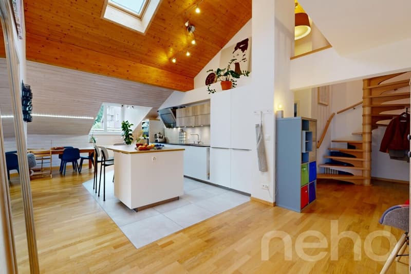 Duplex 5.5 pcs de 166 m² avec cheminée à La Chaux-de-Fonds (2)