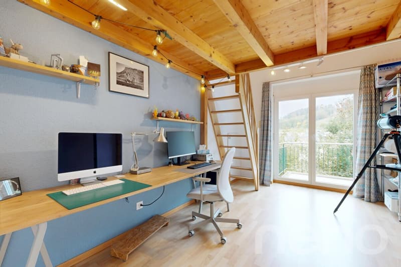 Duplex 5.5 pcs de 166 m² avec cheminée à La Chaux-de-Fonds (11)