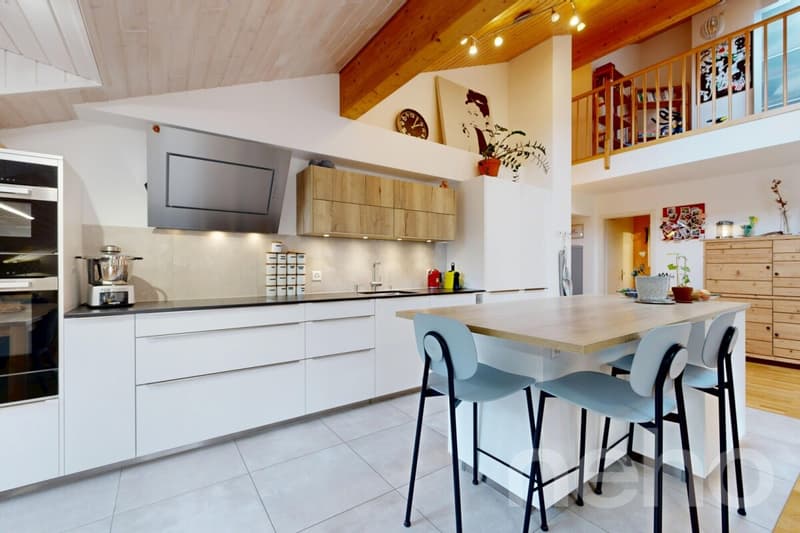 Duplex 5.5 pcs de 166 m² avec cheminée à La Chaux-de-Fonds (5)