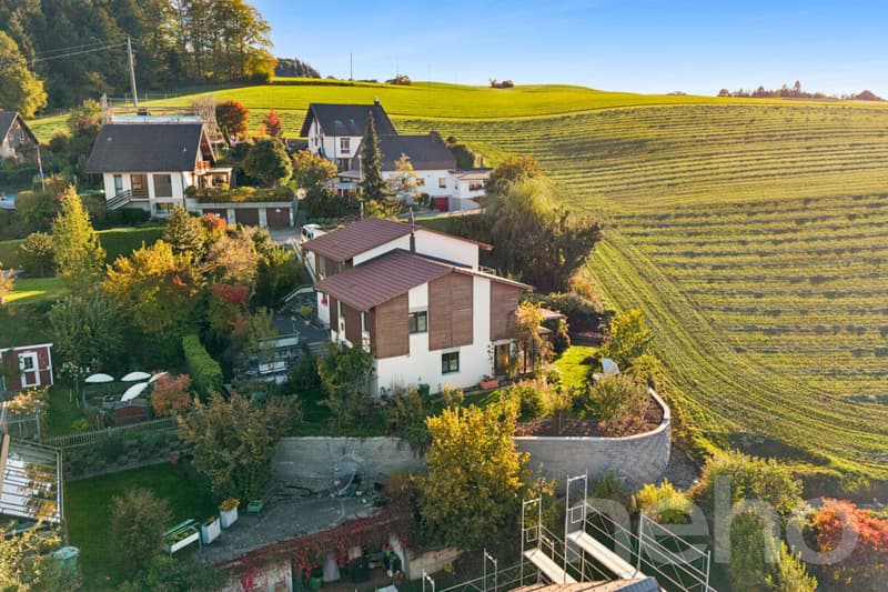Wohnen mit Weitsicht und Gartenparadies in Niederscherli (1)