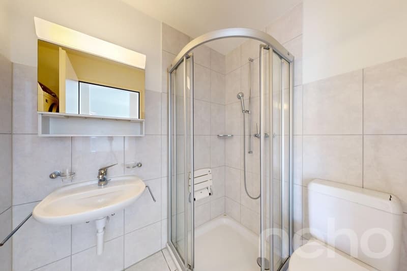 Badezimmer mit Dusche