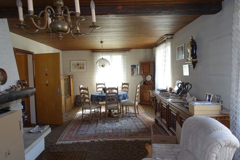 Les Reussilles - House with 6 1/2 rooms and storage room (7)
