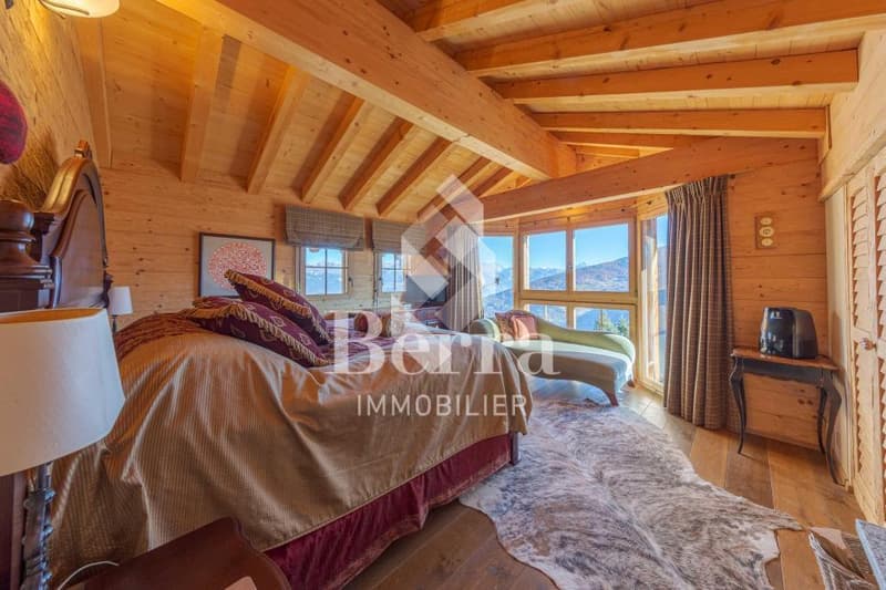 Magnifique chalet de haut standing avec vue panoramique sur les Alpes (12)