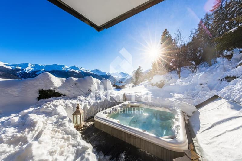 Magnifique chalet de haut standing avec vue panoramique sur les Alpes (7)