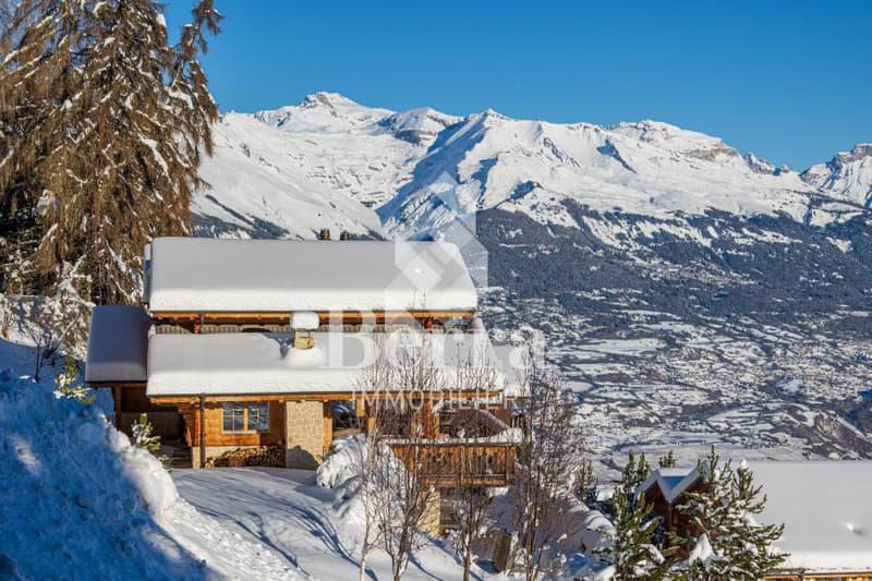 Magnifique chalet de haut standing avec vue panoramique sur les Alpes (11)