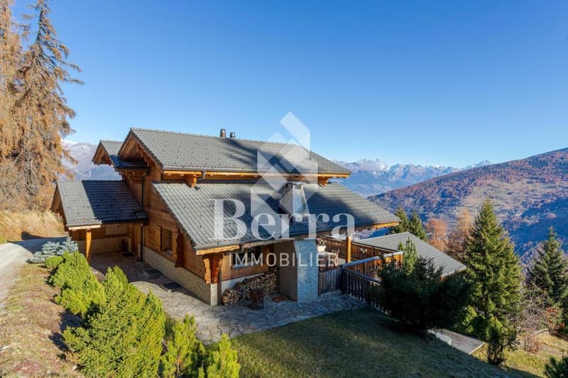 Magnifique chalet de haut standing avec vue panoramique sur les Alpes (9)