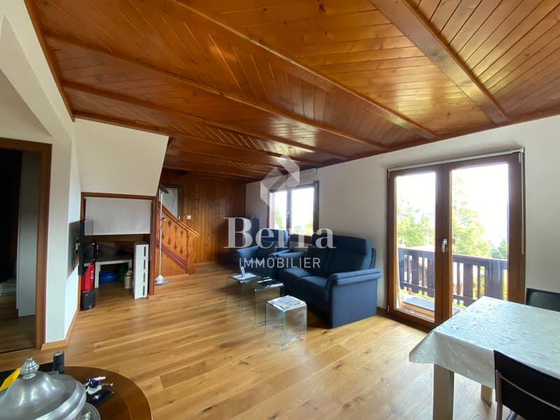 Beautiful renovated chalet with independent studio and panoramic view of Lake Geneva (4)