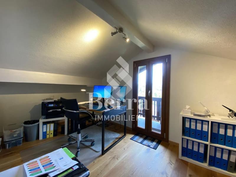 Beautiful renovated chalet with independent studio and panoramic view of Lake Geneva (10)