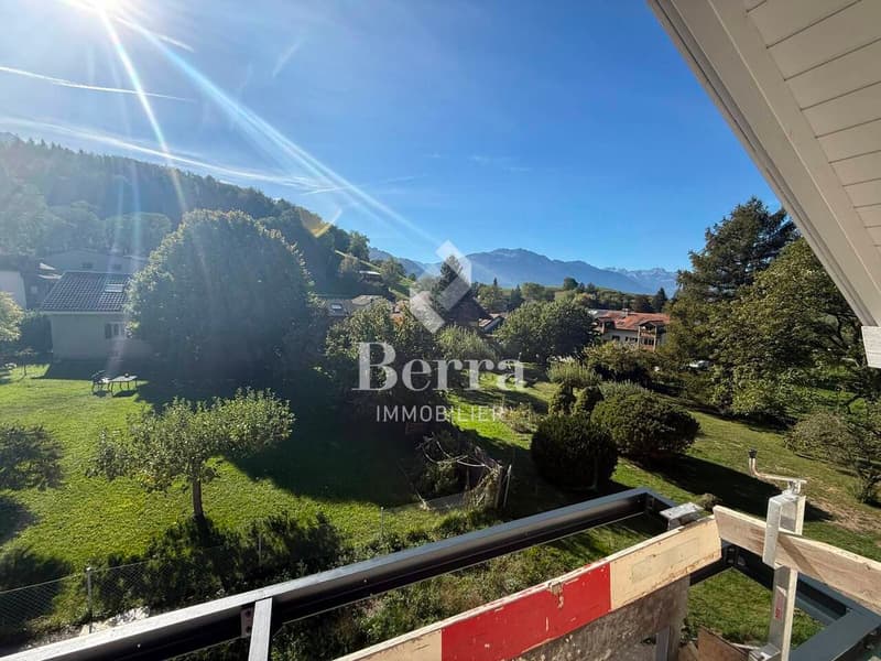 Attique sous combles au Châtel-sur-Bex, livré avec potager privé (2)
